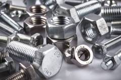 Bolts nuts screw washer zinc heap chrome